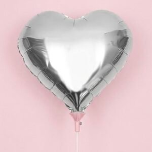 Globo Corazón metálico
